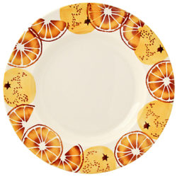 Emma Bridgewater Black Toast 'Oranges' Plate, Orange, Dia.28cm